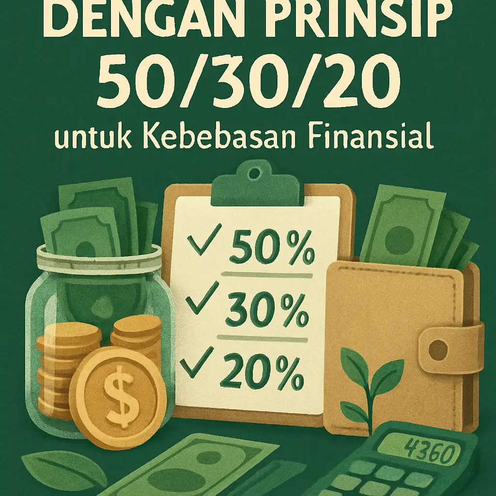 Mengatur Keuangan Pribadi dengan Prinsip 50/30/20 untuk Kebebasan Finansial